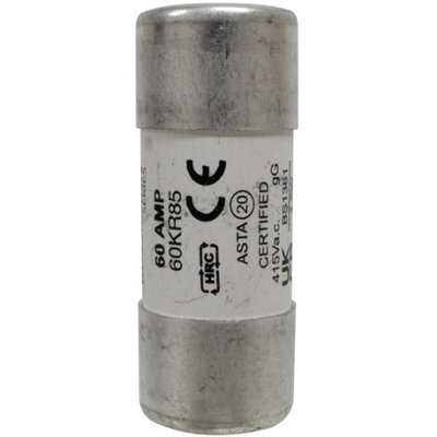 A1electrics 60 Amp House Mains Service Cut-Out Fuse 23x57mm 60A KR85 BS1361 - 3