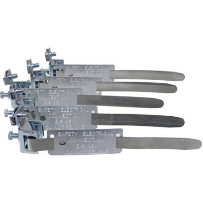 A1electrics Adjustable Earth Clamps 12-32mm AEC14-1, A-D Terminal, BS951 BSEN50086 Compliant
