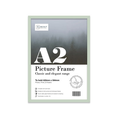 A2 Mint Green Picture Frame Fits A2 (42 x 59.4cm - 16.5 x 23.4in ...