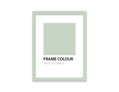 A2 Mint Green Picture Frame Fits A2 (42 x 59.4cm - 16.5 x 23.4in) Poster, Photo, Artwork, or Print.