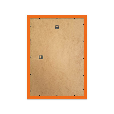 A2 Orange Picture Frame Fits A2 (42 x 59.4cm - 16.5 x 23.4in) Poster, Photo, Artwork, or Print.