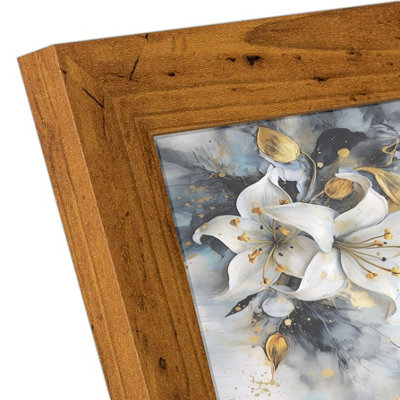 Buy A2 Rustic Oak Poster Frame - Modern Picture Frame for Wall Art ...