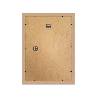 A3 Oak Picture Frame With Mount for A4 (21 x 29.7cm -8.3 x 11.7in) Poster, Photo, Artwork, or Print.
