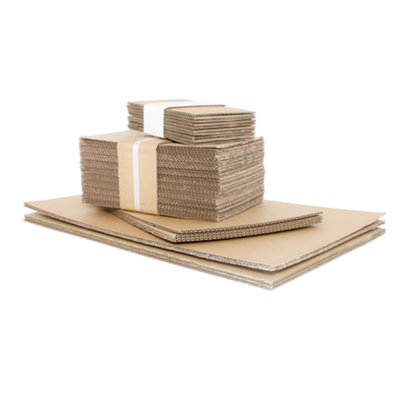 25pcs Corrugated Cardboard Storage Bins - 8x12x8 Inches, Open Top Parts Organizer Boxes