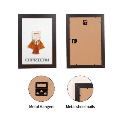 A4 Black Picture Frame Photo Frame Perspex Sheet for Wall or Table ...