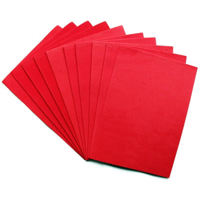 A4 EVA Foam Craft Sheets in Red Kids Arts Project DIY 2mm - 6
