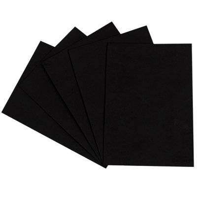 A4 EVA Foam Craft Sheets Kids Arts Project DIY in Black 2mm