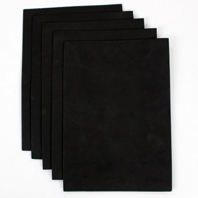 A4 EVA Foam Craft Sheets Kids Arts Project DIY in Black 2mm