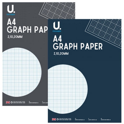 A4 Graph Paper Assorted Precise Graph Paper Layout For maths science ...