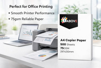 A4 Multipurpose White Copy Paper for Printer, Copier, Office, Home ...