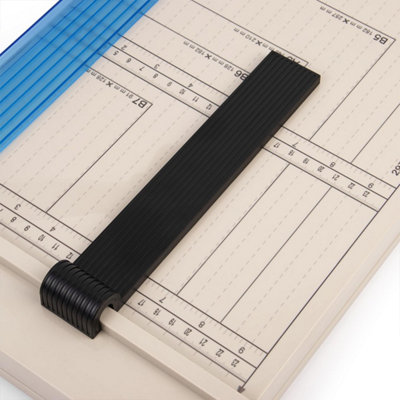 A4 Precision Paper Guillotine Trimmer - 12 Sheet Capacity with Safety Guard