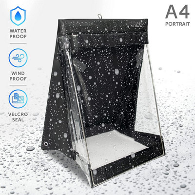 Anchy Waterproof Clipboard - A4 PVC Document Case With Lanyard & Pen Loop - All-Weather Protection For Outdoor Work