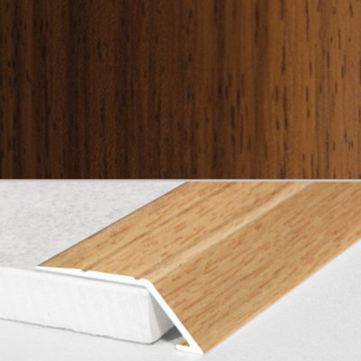 A45 31mm Aluminium Wood Effect Self Adhesive Door Threshold Ramp ...