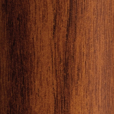 A45 31mm Aluminium Wood Effect Self Adhesive Door Threshold Ramp Profile - Toga Mahogany, 0.9m