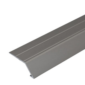 A45 31mm Anodised Aluminium Self Adhesive Door Threshold Ramp Profile - Inox, 0.9m
