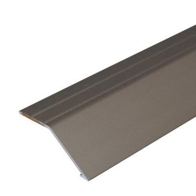 A47 41mm Anodised Aluminium Door Threshold Ramp Profile - Champagne, 1.0m Price Comparisons | Compare The Build