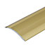 A48 41mm Anodised Aluminium Self Adhesive Door Threshold Ramp Profile - Gold, 1.0m