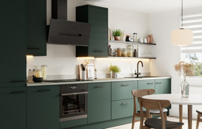 Ethos Heritage Green Kitchen at B&Q