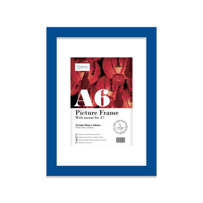 A6 Blue Frame With Mount for A7 Pictures 20mm Slim Edge Portrait and ...