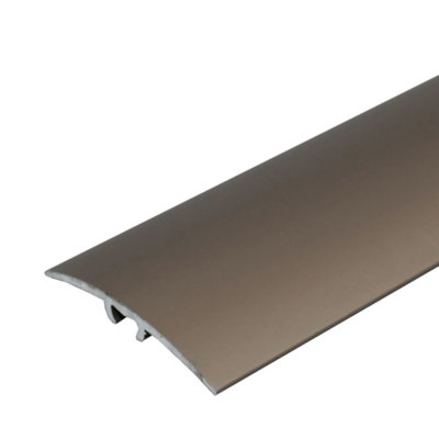 A64 40mm Anodised Aluminium Door Threshold Strip - Champagne, 0.93m