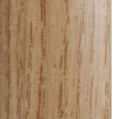 A66 32mm Aluminium Wood Effect Door Threshold Strip - Elm, 0.93m