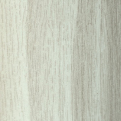 A66 32mm Aluminium Wood Effect Door Threshold Strip - White Oak, 0.93m