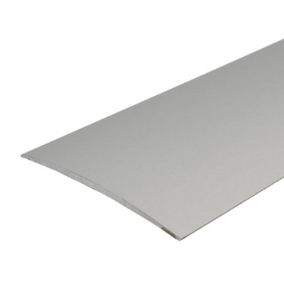 A72 100mm Anodised Aluminium Self Adhesive Door Threshold Strip - Silver