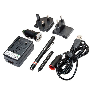 A8-R Rechargeable Inspection Torch with accessory kit