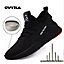 A91 Mens Safety Shoes Work Trainers Steel Toe Cap Ultra Lightweight Boots