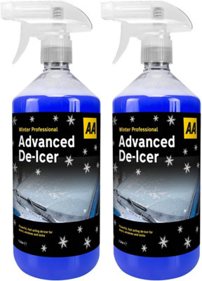 AA - 1L Fast Acting De-Icer - Pack x2 - Easy To Use