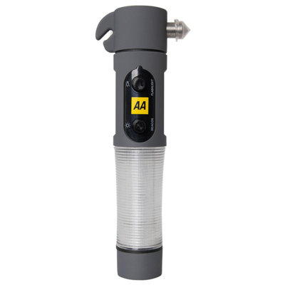 AA 3-in-1 Emergency Beacon, Torch, Window Hammer, and Belt Cutter