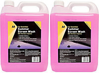 AA 5L Summer Screenwash with Pink Berry Fragrance - Low Smear formula