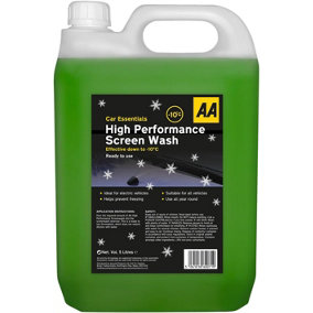 AA 5L Winter High Performance Screenwash - Effective down to -10