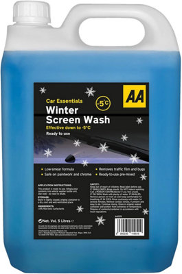 AA 5L Winter Screen Wash - Effective Down to -5 degrees