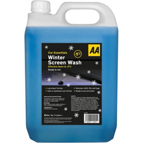 AA 5L Winter Screen Wash - Effective Down to -5 degrees