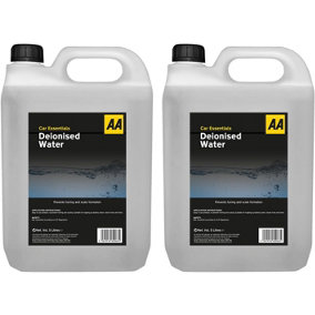 AA Deionised Water 2 x 5L - Prevents Furring and Scale Formation