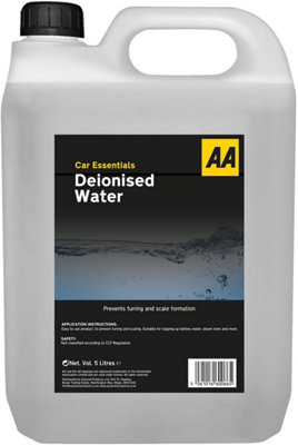 AA Deionised Water 5L - Prevents Furring and Scale Formation