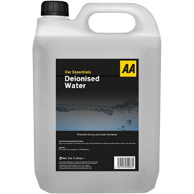 AA Deionised Water 5L - Prevents Furring and Scale Formation