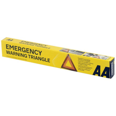 AA Emergency Warning Car Triangle Reflective Road Breakdown Safety ...