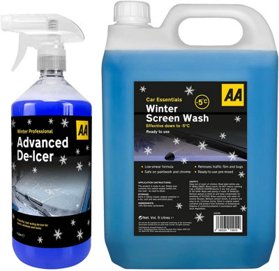 AA Fast Acting De-icer 1L with 5L Winter Screen wash - Ready to Use