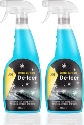 AA - Fast Acting De-icer - 2 x 750ml - Multi-pack