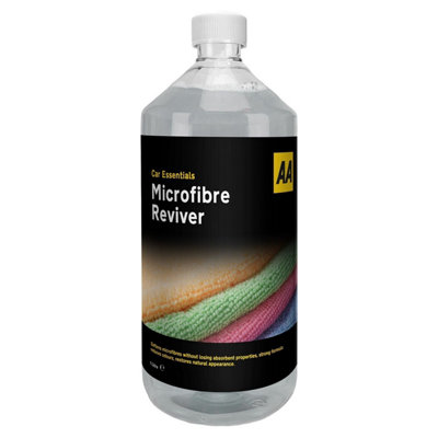 AA Microfibre Reviver and Softener 1 Litre Concentrate with 5 x Microfibre Cloths