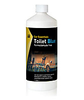 AA Toilet Blue Fluid 1 Litre, Toilet Cleaner for Caravan and Motorhome, Formaldehyde Free