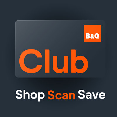 Join B&Q club. Welcom to B&Q club. We understand that a happy home is an ongoing project. As a Club member, you can enjoy rewards every time you shop - helping you create a home you love. Scan your B&Q club card every time you shop and we'll deliver money off coupons for future shops by email to your inbox. Join now. Shop. Scan. Save
