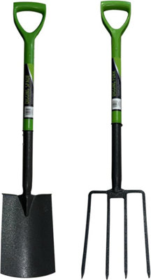 AAMEN 2 Piece Fork Spade Set, Garden Tools For Gardening