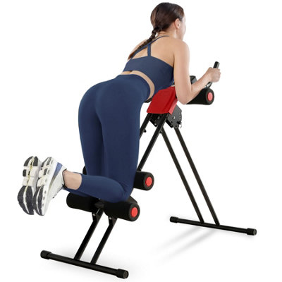 Ab Machine - 5-position adjustable, foldable, with a training computer ...