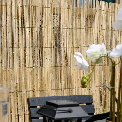 Abaseen 1.8m x 4m Split Reed Fence Garden Screen