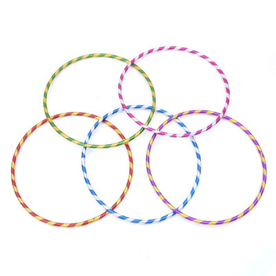 Abaseen 1 pc 75cm Multicolor Hula Hoops  Exercise Hoop for Kids and Adults, Fitness Hula Hoop Suitable for Lose Weight