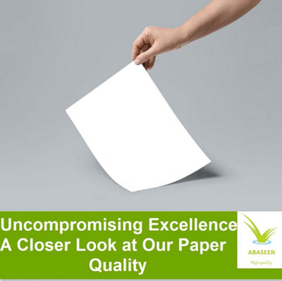 Abaseen 1 Ream 500 Sheets Printer Paper A4 White 80 GSM 210x297mm A4 Printer Paper Multipurpose