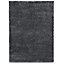 Abaseen 120x170cm Grey Cosy Shaggy Rug, Rectangular Extra Soft Touch 5cm Heavy Thick Pile, Modern Area Rug Livings & Bedroom